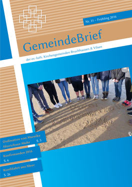 Gemeindebrief Der Ev.-Luth