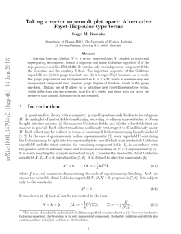 Taking a Vector Supermultiplet Apart: Alternative Fayet-Iliopoulos-Type Terms