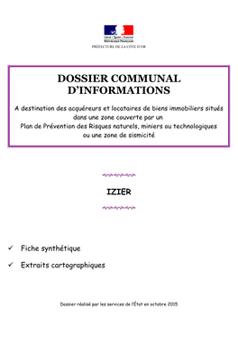 Dossier Communal D'informations