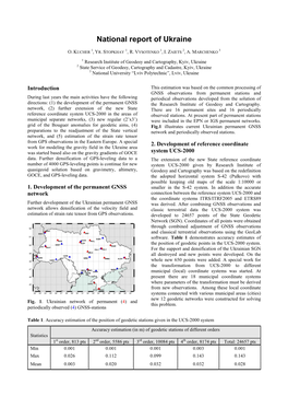 National Report of Ukraine