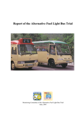 Report of the Alternative Fuel Light Bus Trial