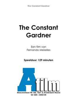 The Constant Gardner