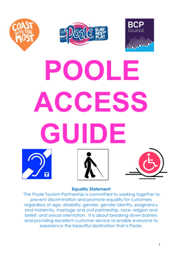 Poole Access Guide 2020