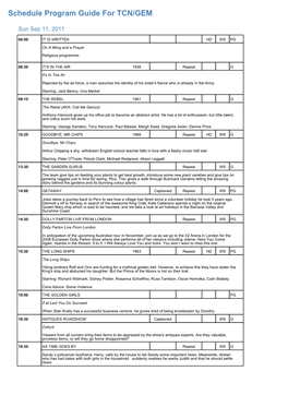 Program Guide Report