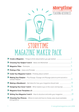 Magazine Maker Pack Create a Magazine – Things to Think About Before You Get Started