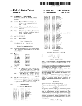 (12) United States Patent (10) Patent No.: US 8,846,352 B2 Chua Et Al