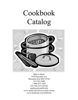 Cookbook Catalog