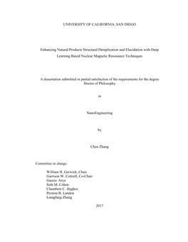 UC San Diego Dissertation