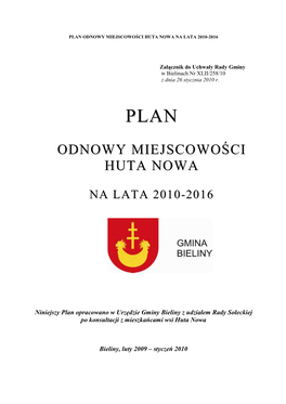 Plan Odnowy Miejscowoœci Huta Nowa 2009-2015\374
