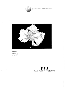 Plant Pathology Journal