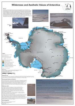 Wilderness and Aesthetic Values of Antarctica