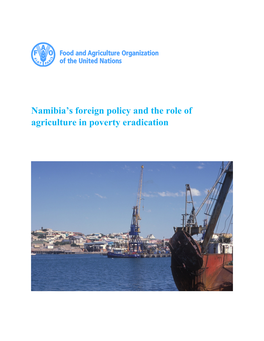 Namibia's Foreign Policy and the Role of Agriculture in Poverty Eradication