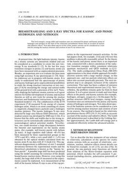 Bremsstrahlung and X-Ray Spectra for Kaonic and Pionic Hydrogen and Nitrogen