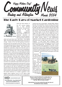The Early Days of Market Gardening