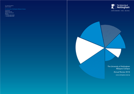 The University of Nottingham Malaysia Campus Annual Review 2016
