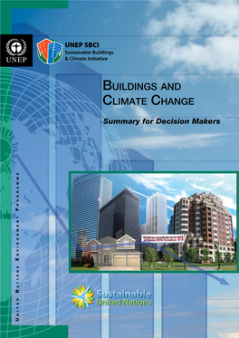 Buildings and Climate Change