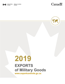 EXPORTS of Military Goods