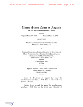 United States Court of Appeals