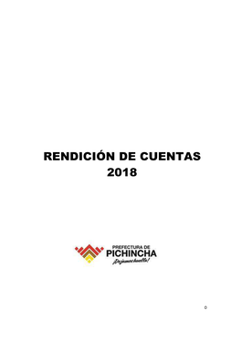 Rendición De Cuentas 2018