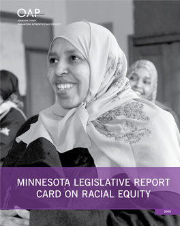 Minnesota Legislative Report Card on Racial Equity