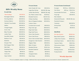 Weekly Menu 4.5.21