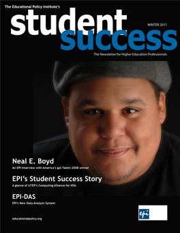 Neal E. Boyd EPI's Student Success Story