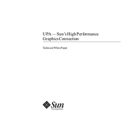 UPA—Sun'shighperformance Graphicsconnection