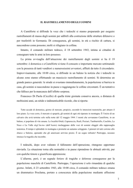 Il Rastrellamento Degli Uomini