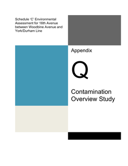 Contamination Overview Study