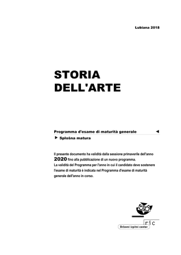 Storia Dell'arte