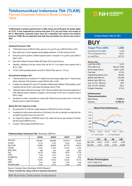 Telekomunikasi Indonesia Tbk (TLKM) Planned Corporate Actions to Boost Company Value