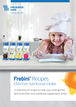 Frebini® Recipes Effective Nutritional Intake