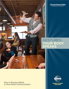 Gestures: Your Body Speaks