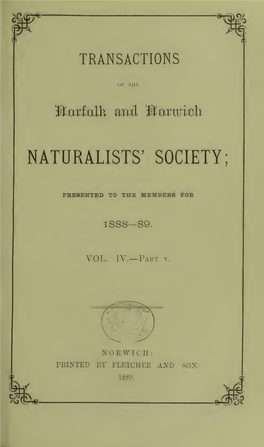 Naturalists' Society;