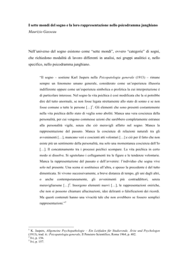 I Sette Mondi Del Sogno E La Loro Rappresentazione Nello Psicodramma Junghiano Maurizio Gasseau Nell'universo Del Sogno Esisto