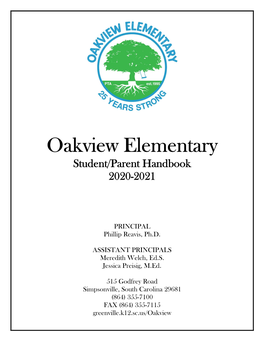 Parent Student Handbook