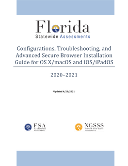 Configurations, Troubleshooting, and Advanced Secure Browser Installation Guide for OS X/Macos and Ios/Ipados