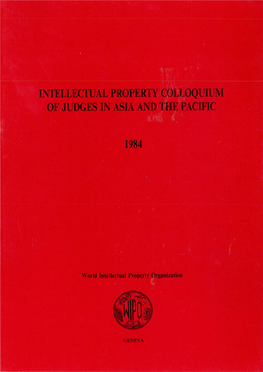 Intellectual Property Colloqium of Judges in Asia and the Pacific