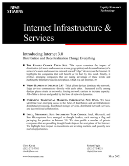 Internet Infrastructure & Services