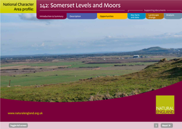 142: Somerset Levels and Moors Area Profile: Supporting Documents