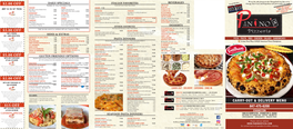 Carry-Out & Delivery Menu $2.00 Off $3.00 Off $5.00 Off