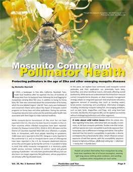 Mosquito Control and Pollinator Health