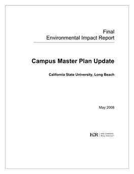 Campus Master Plan Update