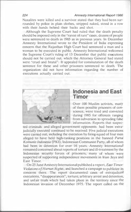 Indonesia and East Timor