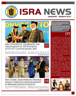 Isra News January to March 2017