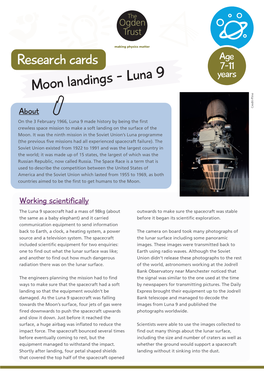 Moon Landings - Luna 9