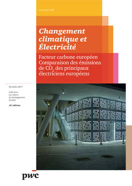 Changement Climatique Et Électricité Facteur Carbone Européen Comparaison Des Émissions