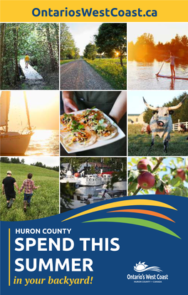 Huron Tourism Guide 2020.Cdr