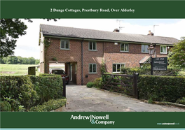 2 Dunge Cottages, Prestbury Road, Over Alderley