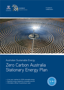 The Zero Carbon Australia 2020 Stationary Energy Plan